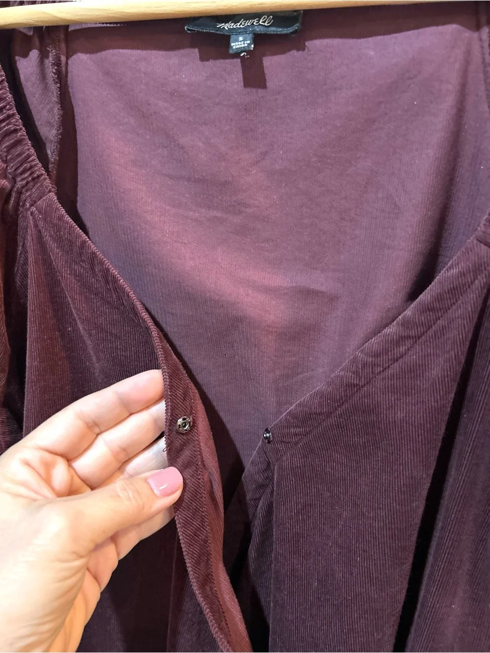 Madewell 🎨 burgundy